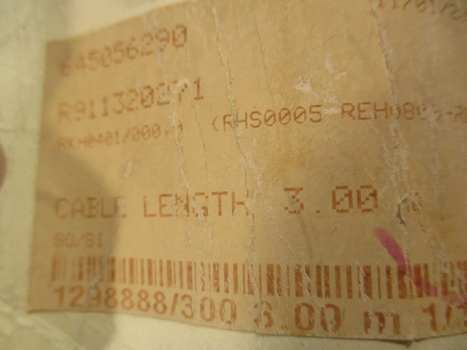 Cable de alimentación servo híbrido Rexroth Bosch RKH0401/003,0 3 m de longitud Foto 4 de 4