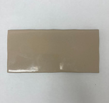 3x6 Sunlit Peach Glossy Mosaic Tile Wall Ceramic Sample C 234