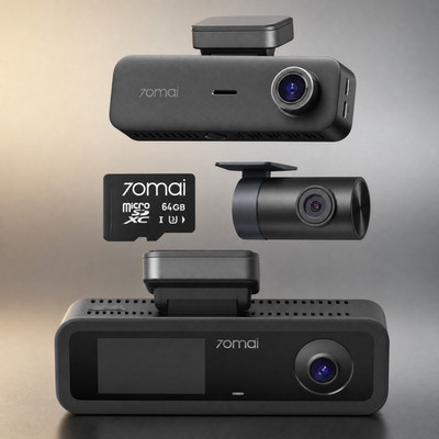 70mai T800E Dashcam 4K 3-Kanal GPS WiFi 6 HDR F1.55 64GB G-Sensor NEU OVP