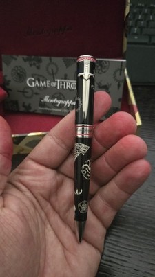 Montegrappa Game of Thrones, Westeros Fountain Pen, Med Nib ISGOT3WE New In Box