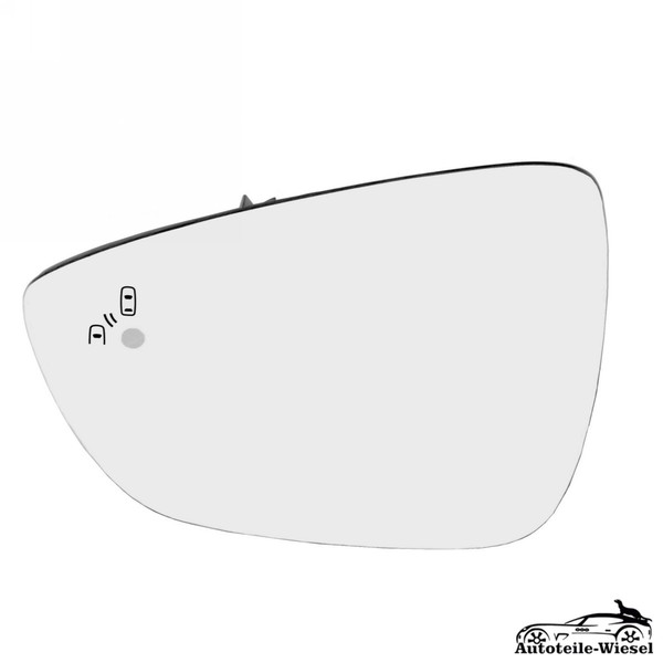 Spiegelglas FüR Ford Focus Stufenheck Beheizt Chrom Links 18-25-image