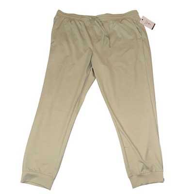 Original Penguin Sport Mens Drawstring Jogger Pants XXL agate Silver Stretch NWT
