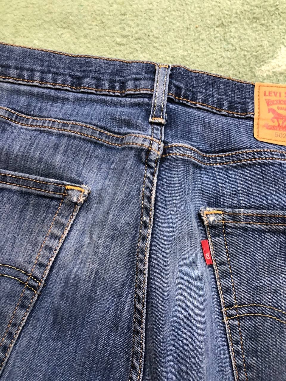 Levi's Red Tab 502 Blue Relaxed Fit Denim Jeans 31X32 thumbnail 15