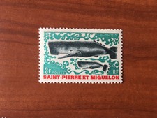 Saint Pierre and Miquelon Stamp 392 ** MNH Sperm Whale Year 1969