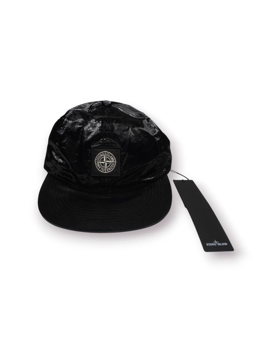 Supreme x Stone Island New Silk Light 6-Panel 'Black' | eBay