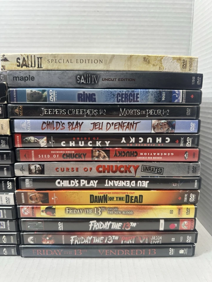Horror DVD Lot 27 Scary Thriller Slasher Killer Collection Halloween Bundle Gore - Image 3 of 4