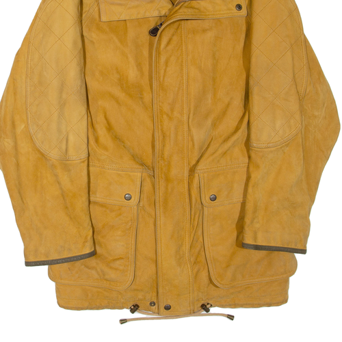 TIMBERLAND Mens Jacket Brown Leather M - Picture 5 of 6