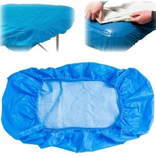 Blue Disposable Massage Table Sheets, Pack of 10