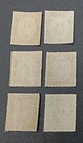 KEDAH 1937 10c a 50c SG 66 - 65 Sc 46 - 51 MLH alcuni perf corti - Foto 2 di 2