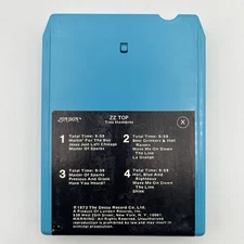 ZZ Top - Tres Hombres - Restored 8 Track Tape - New Pad and Splice