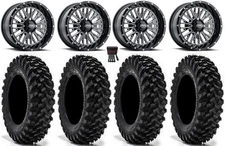 ITP Momentum 15" Wheels Milled 30" Warrior XT Tires Can-Am Defender