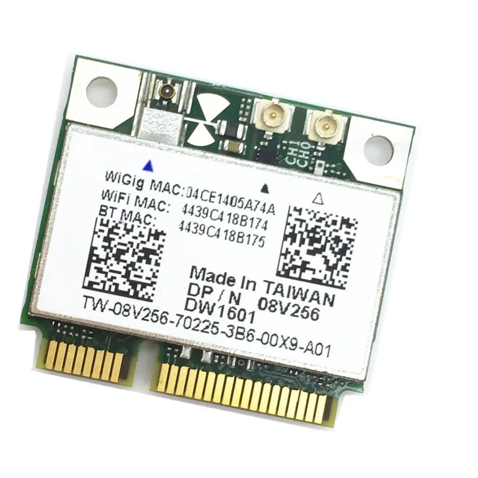 Dell Wireless DW1601 QCA9005 8V256 WiGig 802.11AD 7Gbps Half Mini Wireless Card - Image 4 of 4