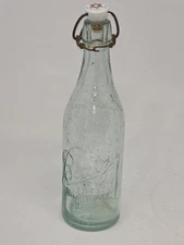Vtg Pre-Prohibition 1890s Blatz Brewing Co Bottle & Original Porcelain Stopper