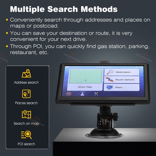 GPS Navi Navigationsgerät Navigation GPS-Navigation 8G+256MB 7 Zoll - Bild 5 von 17