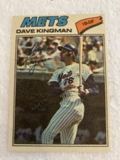 1977 Topps Cloth Sticker Dave Kingman #24