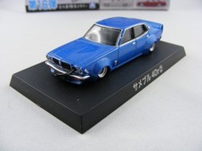 75 Datsun Bluebird G610 4dr blu, Aoshima Grachan Coll. Vol. 16, 1/64