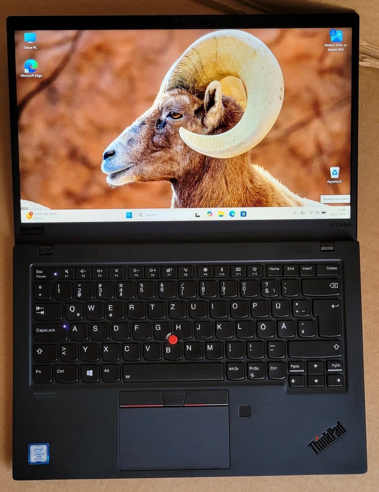 Lenovo ThinkPad X1 G7 · i7-8665U · 16GB · 512GB, Foto 3 von 5
