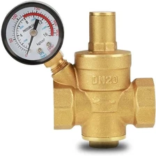 Brass Water Pressure Reducing Valve, DN20 G3/4Inch, 3/4 Adjustable, 1/2 Inch Thr