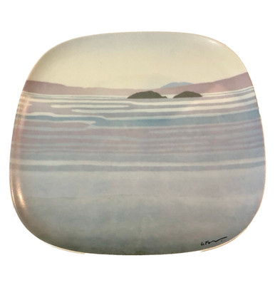 Rosenthal Porcelain Wall Plaque, Artist Signed, MCM
