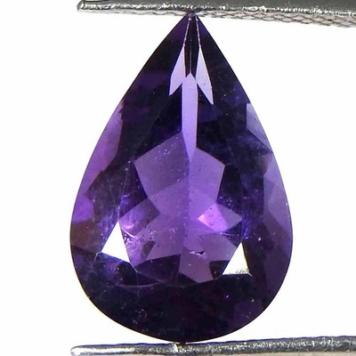 4,15 kt 100 % natürlicher oberschliff blauer Amethyst Achat Birne Cabochon...