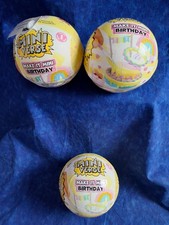3 MGA Mini Verse Make It Mini Birthday Series 1 Mystery Capsule balls NEW