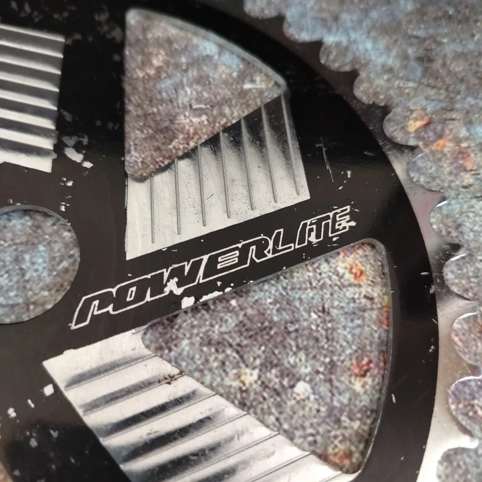 Plato piñón BMX Old School Powerlite 44T 44 dientes manivela OPC GT Haro Dk Foto 2 de 4