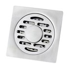  Square Shower Floor Drain Bathroom Strainer Stainless Steel Filter