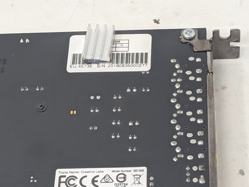 Creative Sound Blaster SB1500 PCI-E Sound Card (F4) - Afbeelding 9 van 10