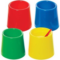 Baker Ross FN283 4Er-Set Auslaufsichere WassertöPfe Zum Malen Und Basteln