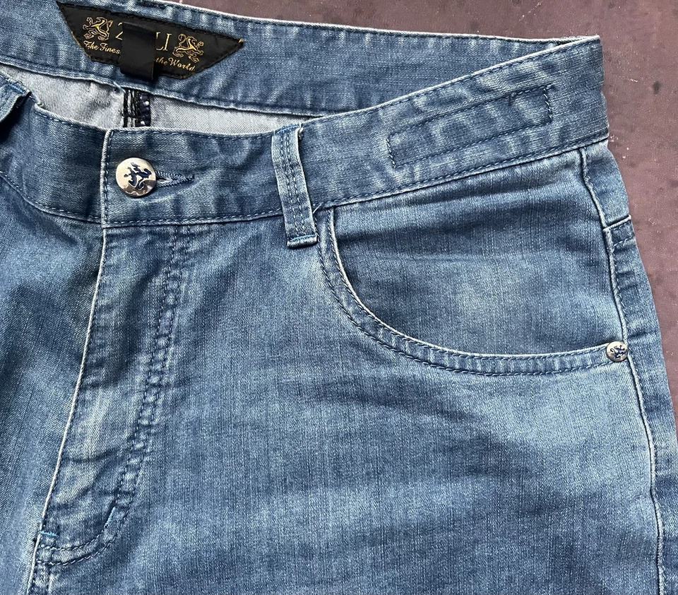 Pantalones de mezclilla de verano azules para hombre ZILLI talla 32/EU 48 Foto 3 de 4