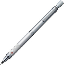 Mechanical Pencil 0.5mm Auto Lead Rotation Metal Body Silver Drafting Mechanical Pencil 0.5mm Auto Lead Rotation Metal Body Silver Drafting