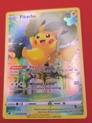 Pikachu GG30/GG70 Crown Zenith Galarian Gallery Ultra Rare Pokemon