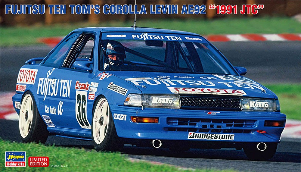 Kit de montage Toyota Corolla Levin AE92 Fujitsu JTC 1991 pour projet modélisme adulte de précision