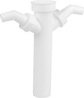 Kirchhoff Tauchrohr, FüR Dn40Mm Siphon, Weiß 1 1/2IG X 250 Mm, Mit 3/4 Dop.-Gerä