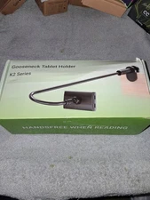 Gooseneck Tablet Holder with Remote Page Turner Hands Free Lazy Arm Stand