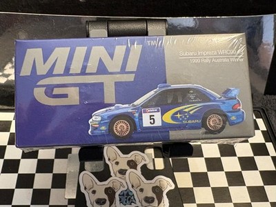 1/64 MINI GT SUBARU IMPREZA 986 WRC99 #5 1999 RALLY AUSTRALIA