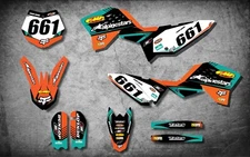 Full Custom Graphics Kit VITAL Style stickers decals to fit KTM 65 2009 - 2015 