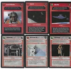 6 cards Star Wars Customizable Card Game CCG - exactly the one on the scan 6