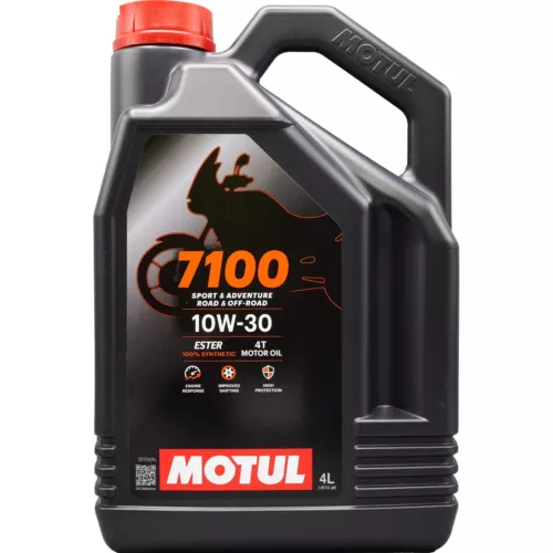 Motul 7100 4T 10w-30 10w30 Ester Synthetic Motorcycle Engine Oil - 4 Litres 4L