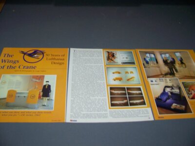 VINTAGE..LUFTHANSA AIRWAYS ''50 YEARS''...PHOTOS/HISTORY (84V)