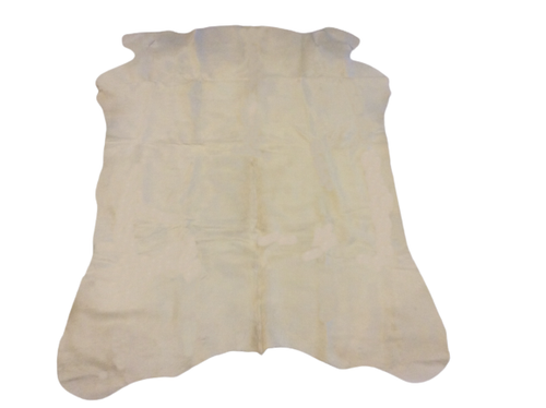Cowhide Area Rug - SOLID WHITE -  48" W x 70" - GRADUATION Gift ! - Picture 4 of 6