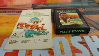 Pele´s Soccer (1982) Atari VCS 2600 (Modul & color Manual) Classic video 8-bit