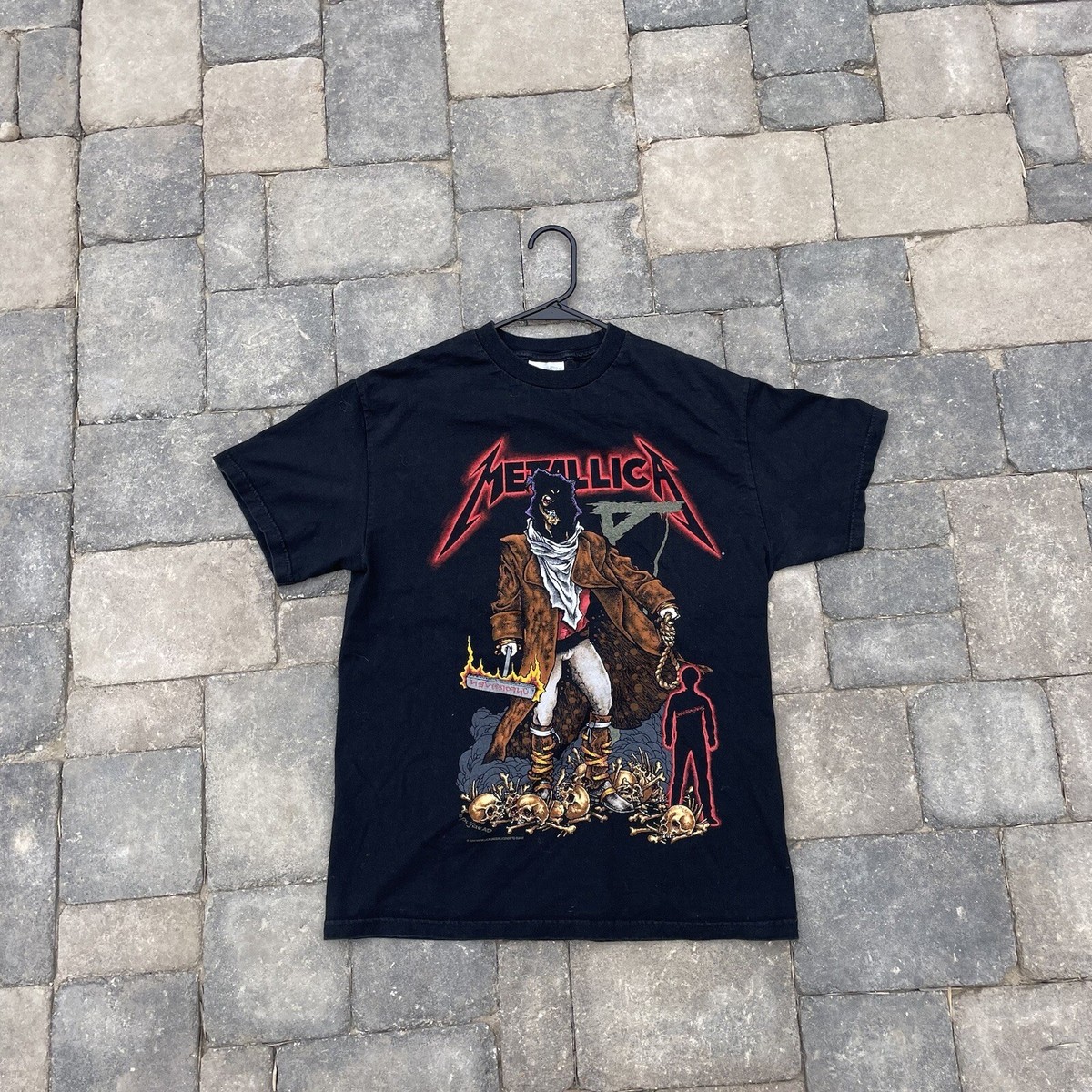 90s 〜 LLICA Unforgiven 1994 パスヘッド Metallica Vintage 1994 Unforgiven Shirt Pushead Black