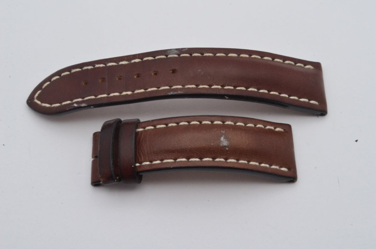 Breitling レザーベルト ブラウン　22mm Breitling Calf Leather Bracelet 22mm for Buckle 20mm Brown