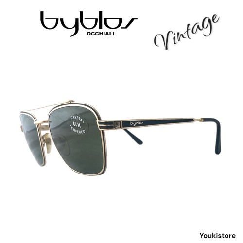 BYBLOS occhiali da sole BY 525 52 20 135 RARE VINTAGE 80s sunglasses M.in Italy - Foto 5 di 11