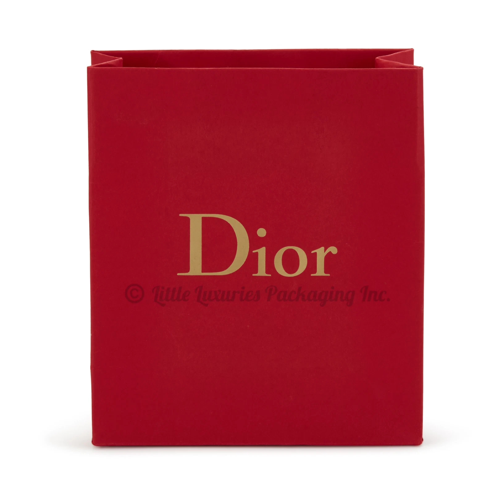 SAC FOURRE TOUT NEUF, RARE authentique Dior Red XS shopping 5,25 x 5,75 x 2,25