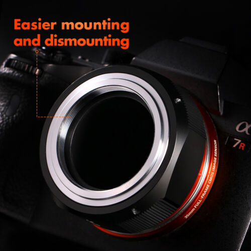 K&F Concept Adapter Pro for M42 Screw mount Lens to Sony E NEX Camera A6500 A7S - Picture 8 of 12