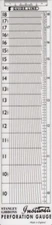 Stamps Perforation Gauge Instanta New Model By Stanley Gibbons Transparent