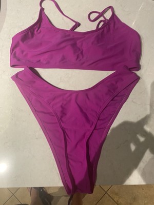 shein purple swimsuit