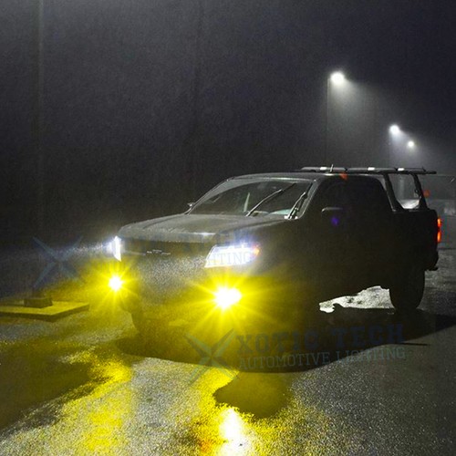 JDM 3000K Golden Yellow H7 LED Headlight High Beam Bulbs Lamps Set For Hyundai - Picture 9 of 11